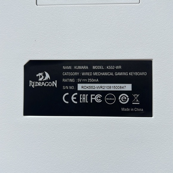 Redragon K552 Mechanical Gaming Keyboard 87 Key - Picture 4 of 5